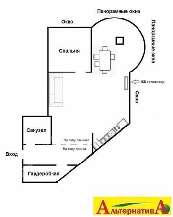 
   Продам 2-комнатную, 67.8 м², Красивая ул

. Фото 9.