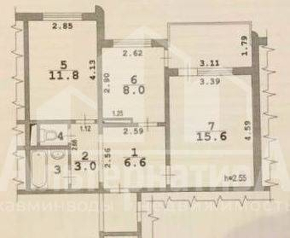 
  Продается 2-комн. квартира, 48.8 м², Чайковского ул
. Фото 13.