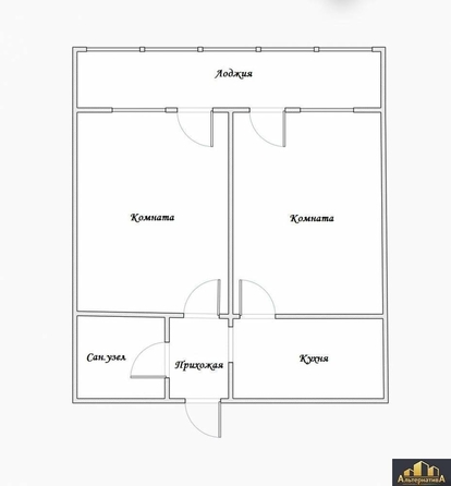 
  Продается 2-комн. квартира, 40.6 м², 40 лет Октября ул
. Фото 8.