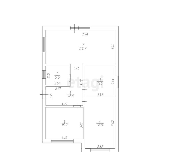 
   Продам дом, 100 м², Ставрополь

. Фото 17.