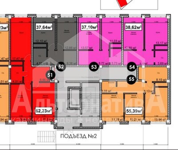 
  Продается 1-комн. квартира, 38.62 м², Благодатная ул
. Фото 6.