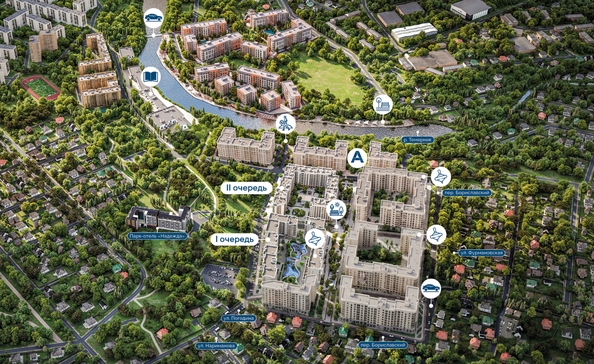 
  Продается 1-комн. квартира 39.14 м², в  Курортный квартал Ривьера, I оч. Фото 6.