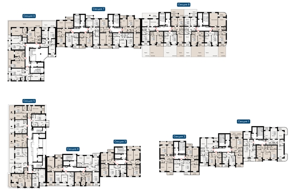 
  Продается 3-комн. квартира 80.72 м², в  Курортный квартал Ривьера, I оч. Фото 1.