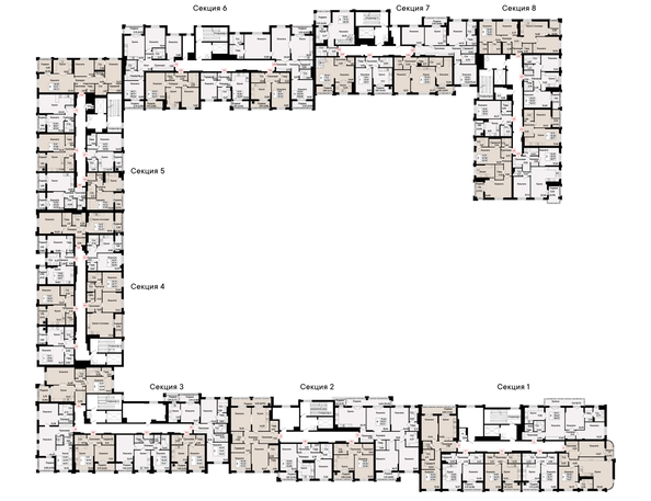 
  Продается 4-комн. квартира 131.13 м², в  Курортный квартал Ривьера, II оч. Фото 1.