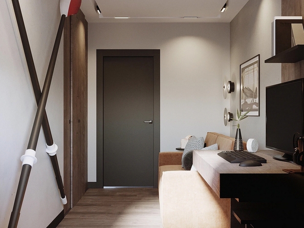 
  Продается 1-комн. квартира 33.3 м², в ЖК Панорама на Театральном, литера 1. Фото 2.