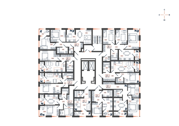 
  Продается 2-комн. квартира 57.84 м², в ЖК Темп, дом 2. Фото 21.