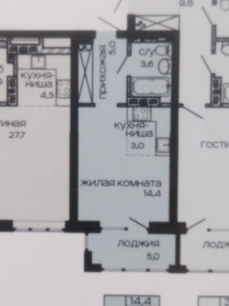 
  Продается студия 33 м², в ЖК Театрал. Фото 29.
