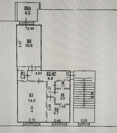 
  Продается 2-комн. квартира 42 м². Фото 14.