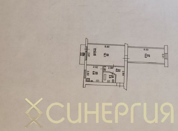 
   Продам 2-комнатную, 43 м², Русская ул, 15

. Фото 6.