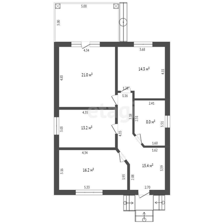 
   Продам дом, 79.6 м², Новочеркасск

. Фото 1.