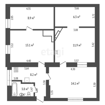 
   Продам дом, 66.3 м², Ростов-на-Дону

. Фото 4.