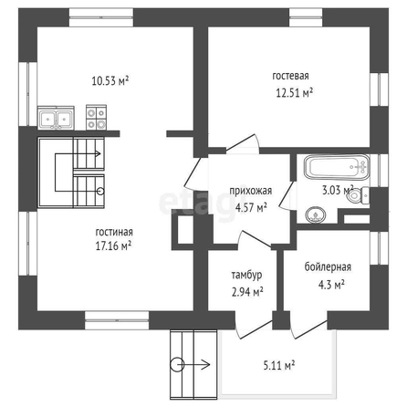 
   Продам дом, 46.8 м², Ростов-на-Дону

. Фото 2.