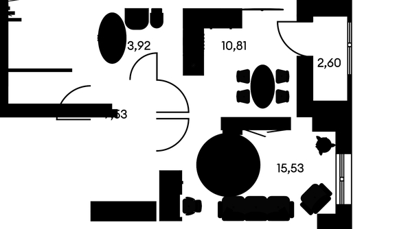 
   Продам 1-комнатную, 40.66 м², Культура, дом 2

. Фото 1.