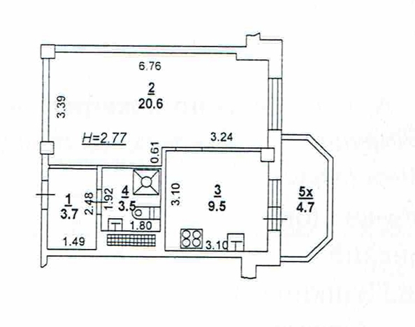 
   Продам 1-комнатную, 42 м², Пушкинская ул, 1/36

. Фото 17.