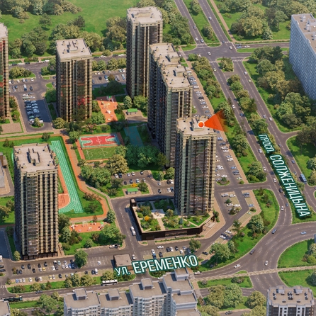 
  Продается 1-комн. квартира, 35.08 м², ЖК Сокольники, литера 7
. Фото 3.