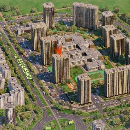 
  Продается 1-комн. квартира, 38.53 м², ЖК Сокольники, литера 9
. Фото 3.