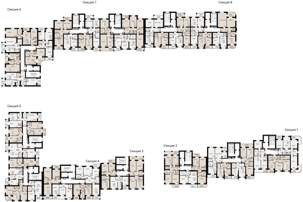 
   Продам 2-комнатную, 61.36 м², Курортный квартал Ривьера, дом 1

. Фото 1.