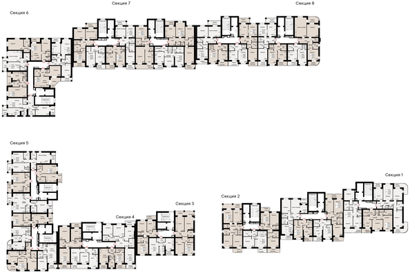 
   Продам 2-комнатную, 64.98 м², Курортный квартал Ривьера, дом 1

. Фото 1.