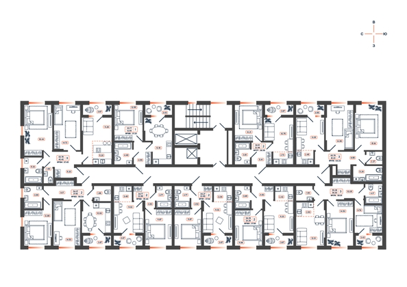 
   Продам 3-комнатную, 67.45 м², Темп, дом 1

. Фото 16.