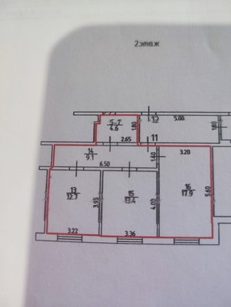 
   Продам 2-комнатную, 57 м², Рахманинова ул, 24

. Фото 15.