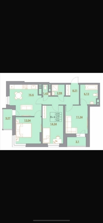 
   Продам 3-комнатную, 85.64 м², Тибетская ул, 1В

. Фото 2.