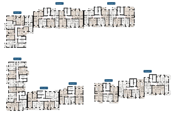 
   Продам 2-комнатную, 54.65 м², Курортный квартал Ривьера, дом 1

. Фото 1.