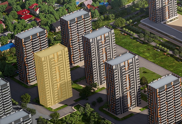 
   Продам студию, 25.3 м², Западные Аллеи, литера 6.2

. Фото 2.