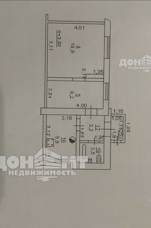 
  Продается 2-комн. квартира, 41.6 м², Инициативная ул, д. 53
. Фото 9.