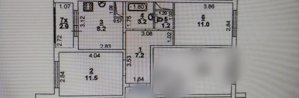 
  Продается 2-комн. квартира, 44 м², Маршала Жукова пр-кт, д. 23
. Фото 13.