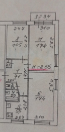 
  Продается 3-комн. квартира, 62 м², Капустина ул, д. 22
. Фото 10.