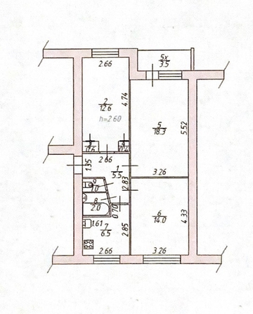 
  Продается 3-комн. квартира, 63.4 м², Дачная ул, д. 14
. Фото 17.