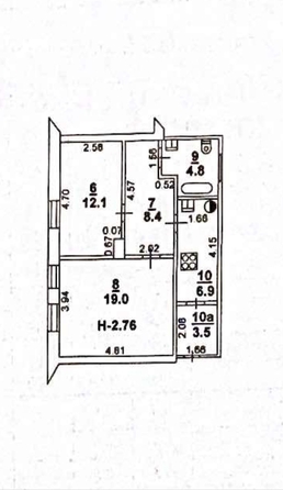
  Продается 2-комн. квартира, 54.7 м², 25-я линия ул, д. 8
. Фото 7.