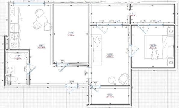 
  Продается 3-комн. квартира, 58.6 м², Содружества ул, д. 47
. Фото 9.