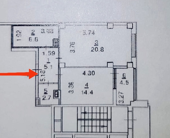 
  Продается 1-комн. квартира, 54 м², Таганрогская ул, д. 132/3
. Фото 22.