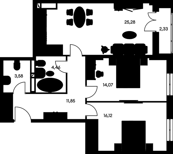 
  Продается 3-комн. квартира, 79.43 м², ЖК Культура, дом 1
. Фото 1.