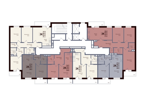 
  Продается 2-комн. квартира, 47.5 м², ЖК ACADEMIA (Академия)
. Фото 2.