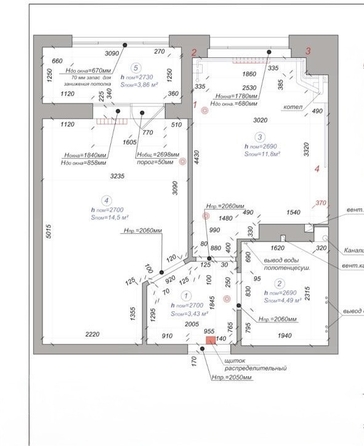 
  Продается 1-комн. квартира, 41 м², Левобережная ул, д. 6/6с2
. Фото 15.