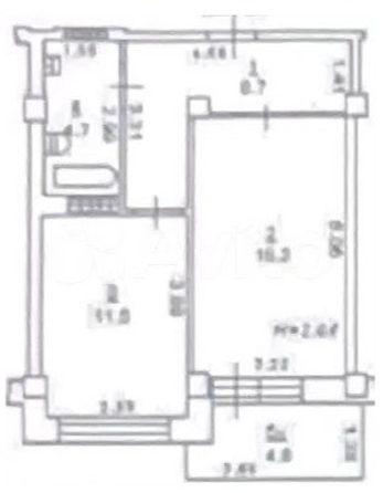 
  Продается 1-комн. квартира, 46 м², Благодатная ул, д. 168
. Фото 13.