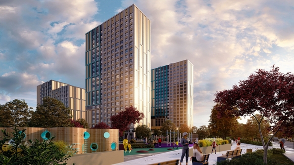 
  Продается 1-комн. квартира, 34.4 м², ЖК Движение 61 , лит 69/2
. Фото 1.