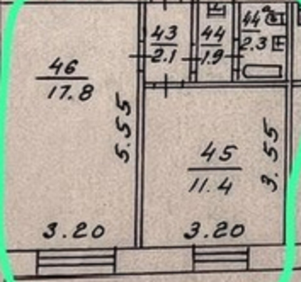 
  Продается 1-комн. квартира, 35.5 м², Волкова ул, д. 15
. Фото 9.