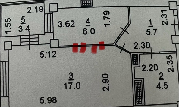 
  Продается 1-комн. квартира, 38 м², Магнитогорская ул, д. 1а/25
. Фото 6.