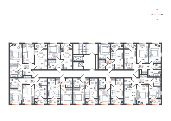 
  Продается 2-комн. квартира 37.96 м², в ЖК Темп, дом 1. Фото 21.