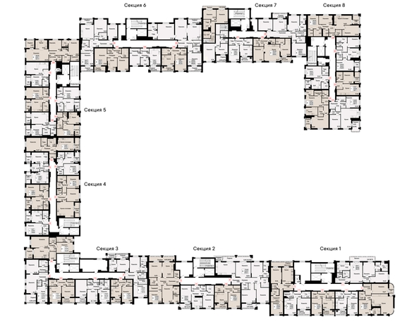 
  Продается 1-комн. квартира 56.3 м², в  Курортный квартал Ривьера, I оч. Фото 1.