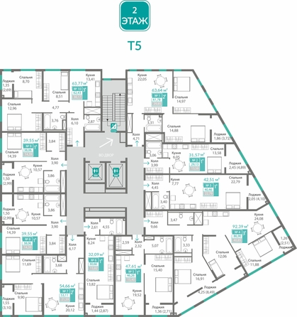 
  Продается 1-комн. квартира 40.46 м², в ЖК Благо. Фото 1.