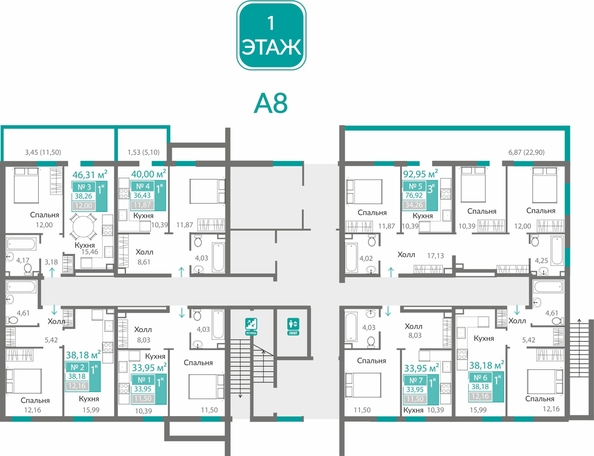 
  Продается 1-комн. квартира 38.26 м², в ЖК Горизонты 2 . Фото 1.