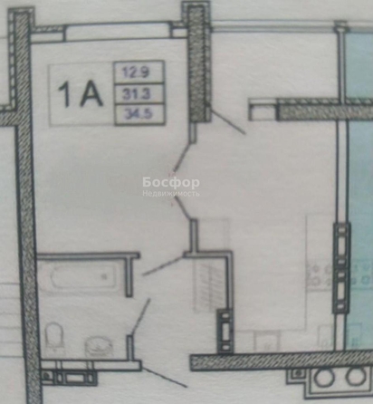 
  Продается 1-комн. квартира 34.5 м². Фото 20.