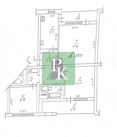 
  Продается 2-комн. квартира 45 м². Фото 17.