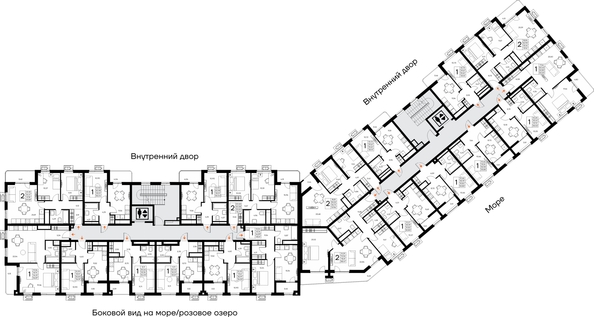 
  Продается 2-комн. квартира 57.96 м², в ЖК Прибрежный дом. Фото 1.