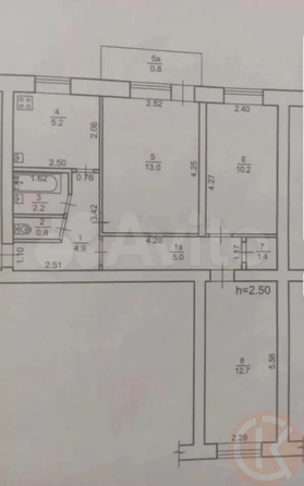 
  Продается 3-комн. квартира 55.4 м². Фото 17.