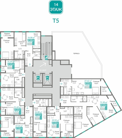 
  Продается 1-комн. квартира 25.41 м², в ЖК Благо. Фото 1.